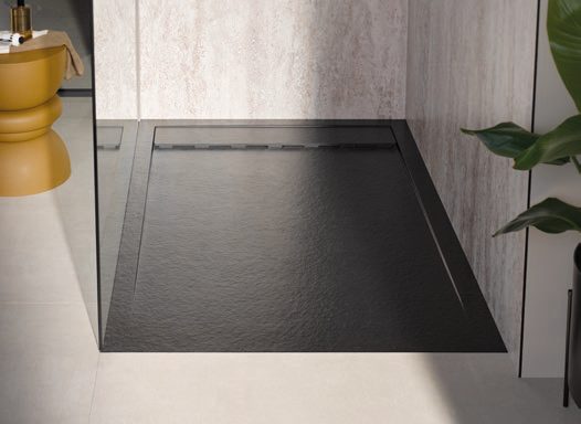 Reta marble-polymer shower tray